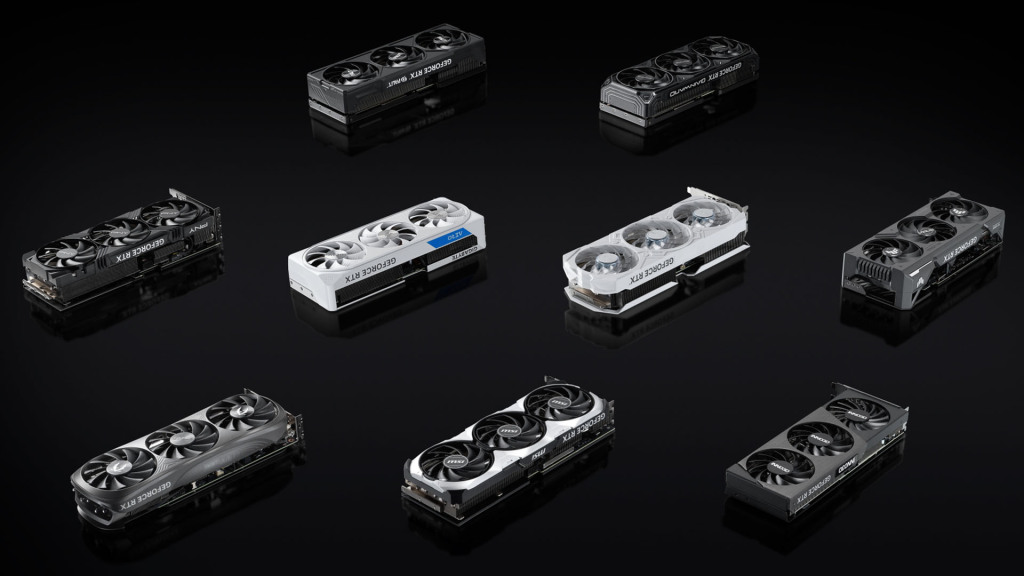 NVIDIA GeForce RTX 4080 SUPER au CES 2024 7 geforce rtx super partner cards family image