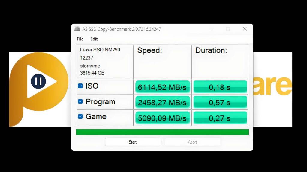 lexar ssd nm790 4 to as ssd copie fichiers