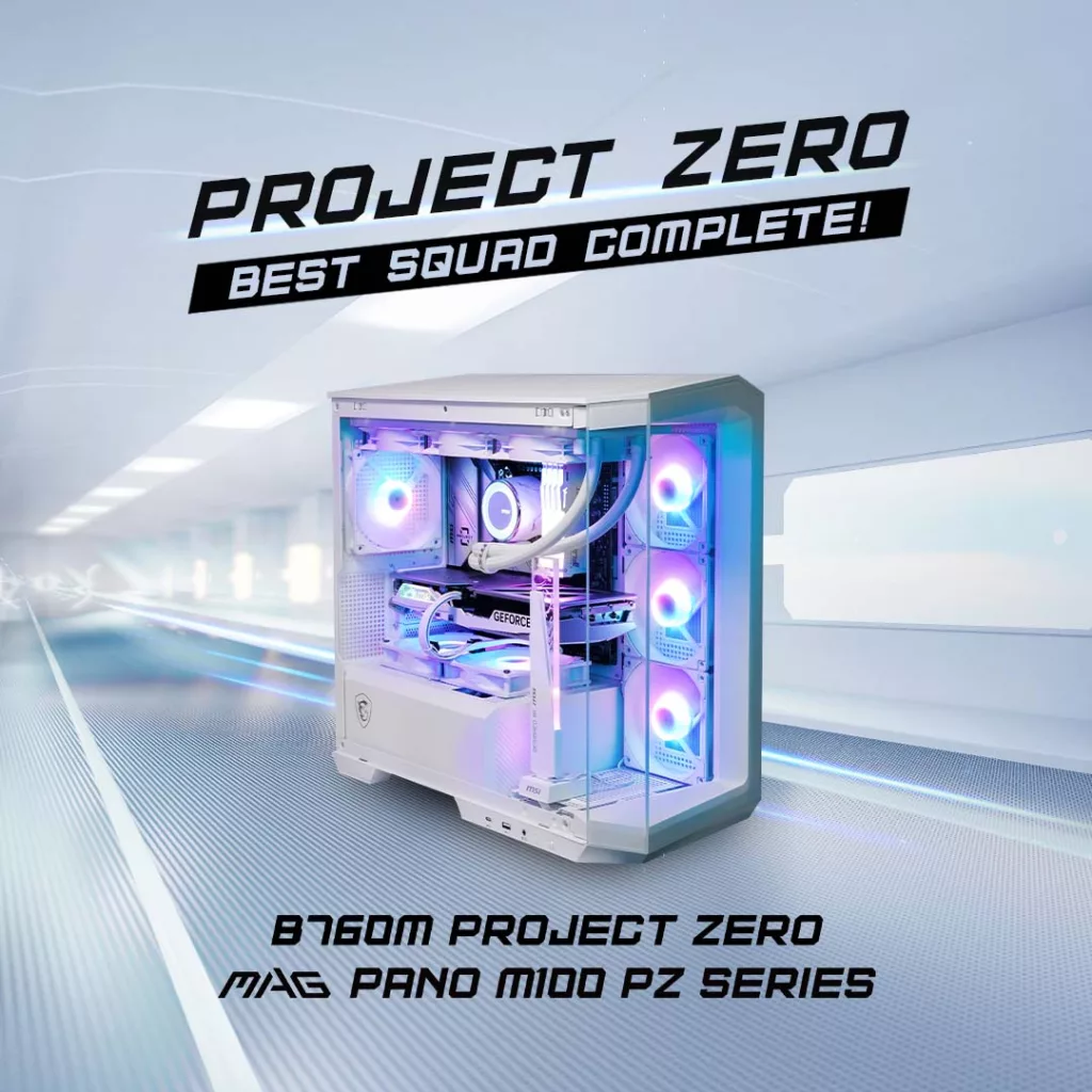 msi mag pano 100 pz series white project zero