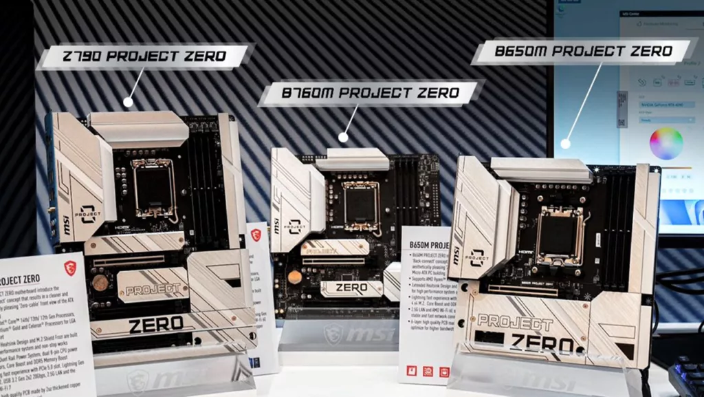 msi project 0 ces 2024 motherboards