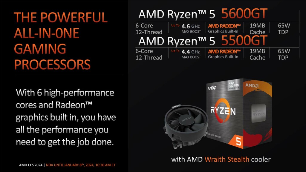 AMD Renforce sa gamme AM4 avec de nouveaux processeurs dont un Ryzen 7 5700X3D ! 7 ryzen am4 zen 3 2024 apu 5600gt 5500gt