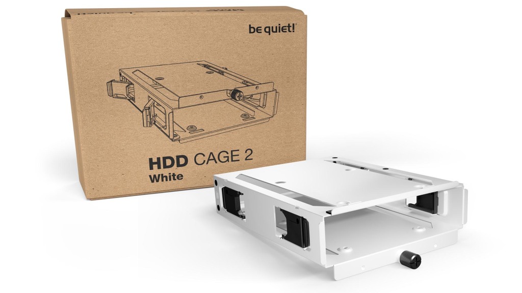be quiet! Dark Base Pro 901 White & Dark Base 701 White : la modularité se décline en monochrome 9 04 HDD Cage2 White Shopbild