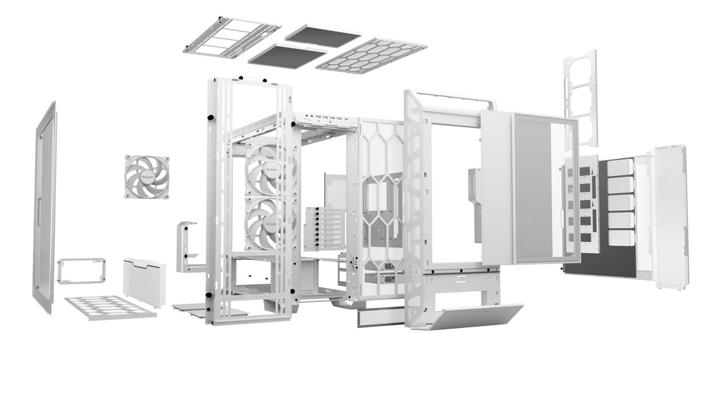 be quiet! Dark Base Pro 901 White & Dark Base 701 White : la modularité se décline en monochrome 3 05 Dark Base Pro 901 White