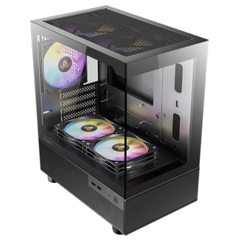 ANTEC CX200M RGB Elite : du verre trempé et cinq ventilateurs préinstallés 2 ANTEC CX200M RGB Elite dessus