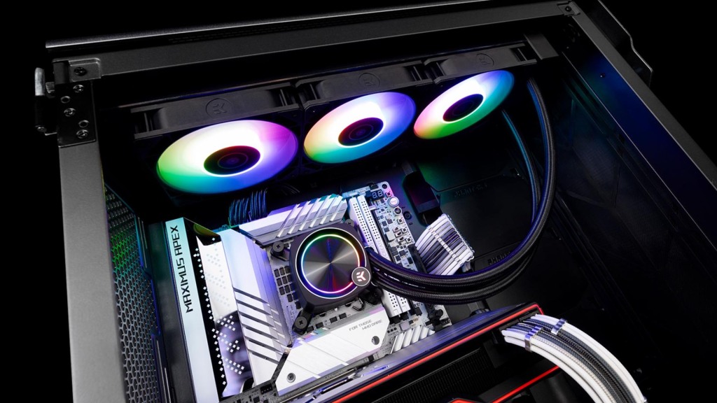 EK-Nucleus AIO – Black Eclypse : le capot d'AIO en alu, c'est beau et c'est costaud 3 EK Nucleus AIO Black Eclypse 3