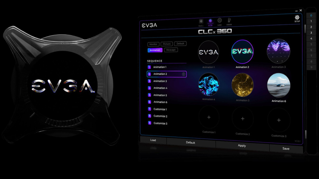 Les nouveaux AIO EVGA CLCx sont prêts 7 EVGA CLCx logiciel
