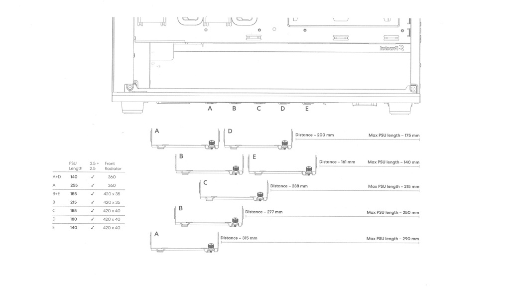 Fractal Design North XL disposition DD 1
