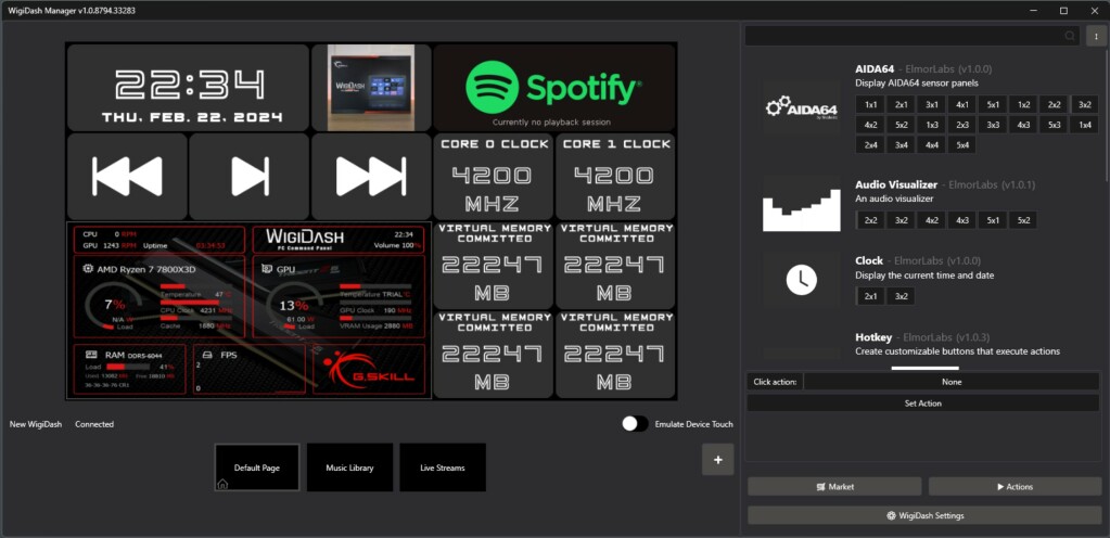 G.Skill Wigidash AIDA