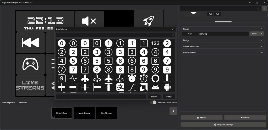 G.Skill Wigidash ajout tuile 2