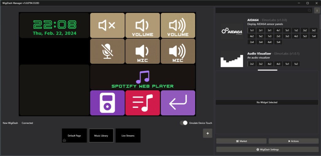 G.Skill Wigidash deuxième page