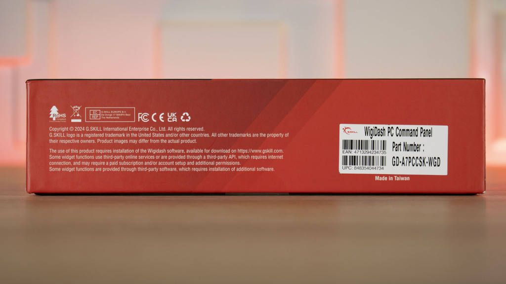 G.Skill Wigidash grand côté