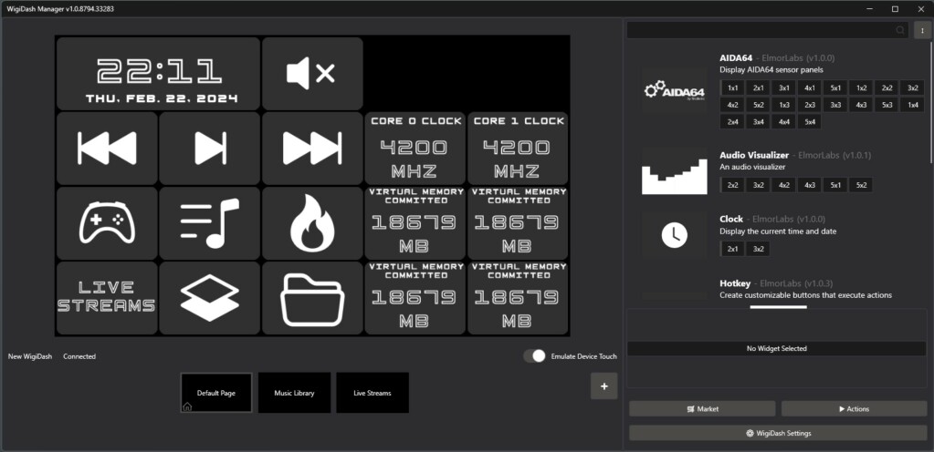 G.Skill Wigidash options latérales 1