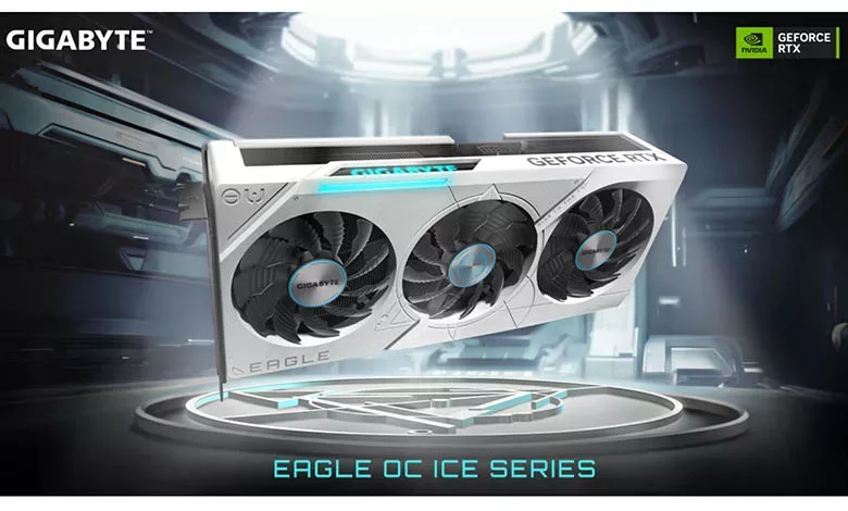 GIGABYTE lance les GeForce RTX 40 EAGLE OC ICE Series 1 Gigabyte GeForce RTX 40 EAGLE OC ICE Couv