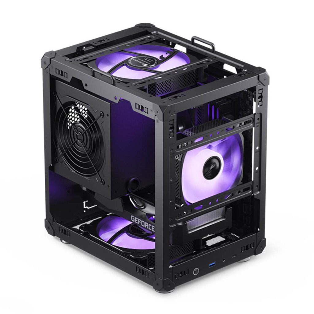 JONSBO C6 Handle Black : un boîtier Micro-ATX a emmener partout grâce à sa poignée 5 JONSBO C6 Handle Black 2