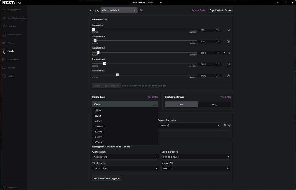 NZXT LIFT 2 logiciel 4