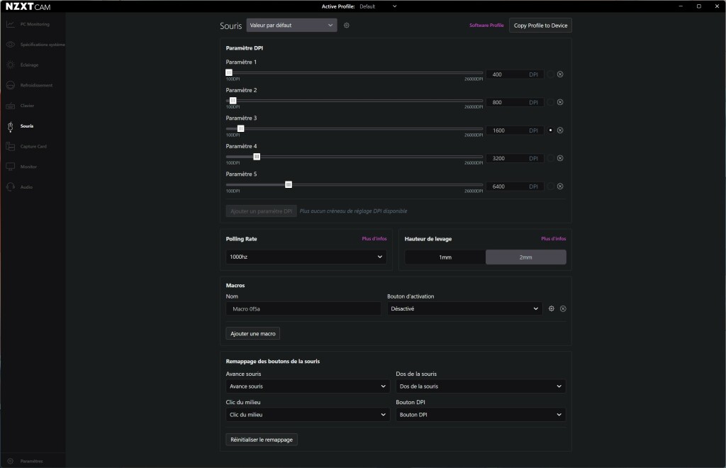 NZXT LIFT 2 logiciel 5