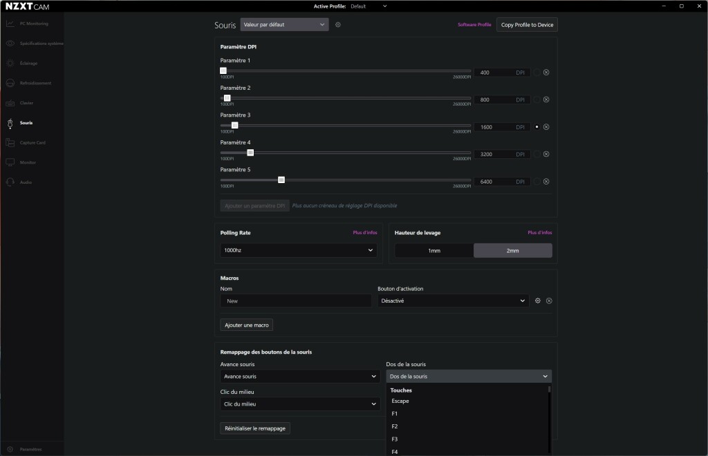 NZXT LIFT 2 logiciel 9
