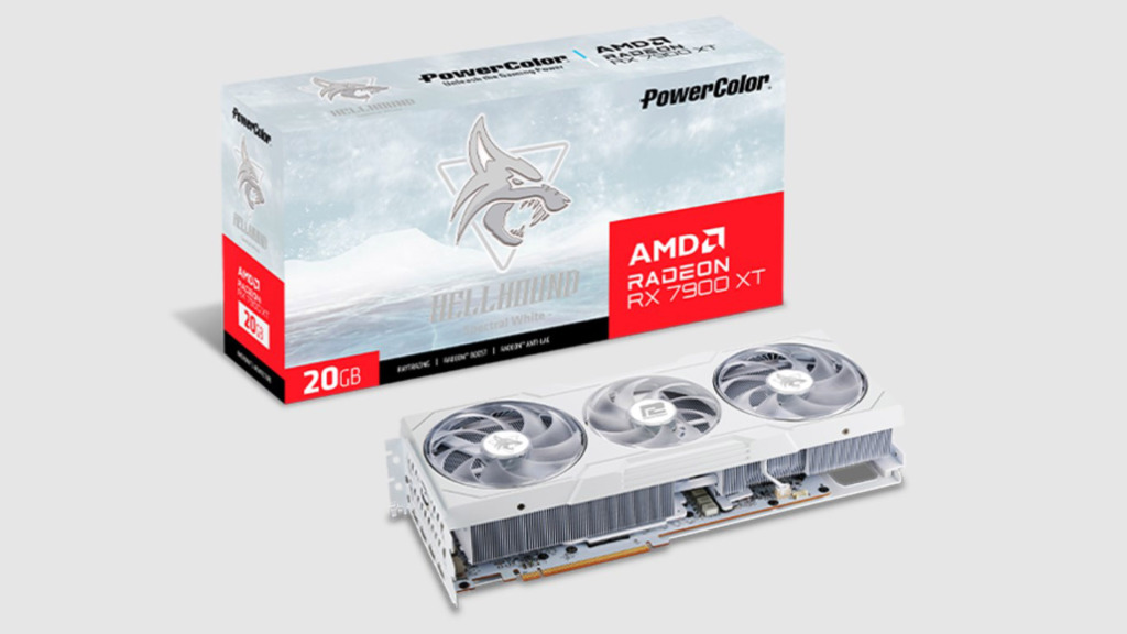PowerColor dévoile sa RX 7900 XT Hellhound Spectral White Edition 6 PowerColor RX 7900 XT Hellhound Spectral White Edition 3