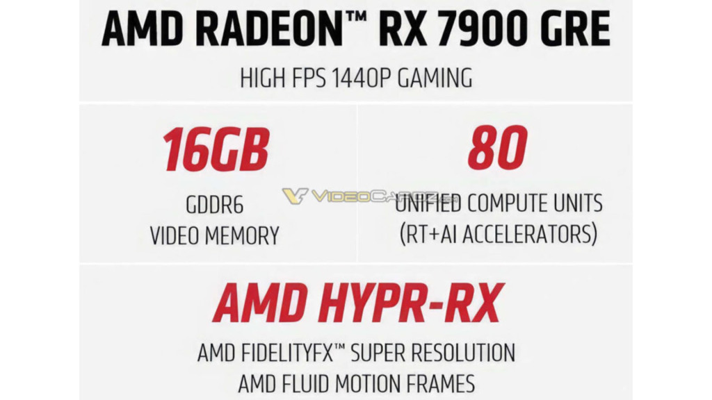 RX 7900 GRE specs