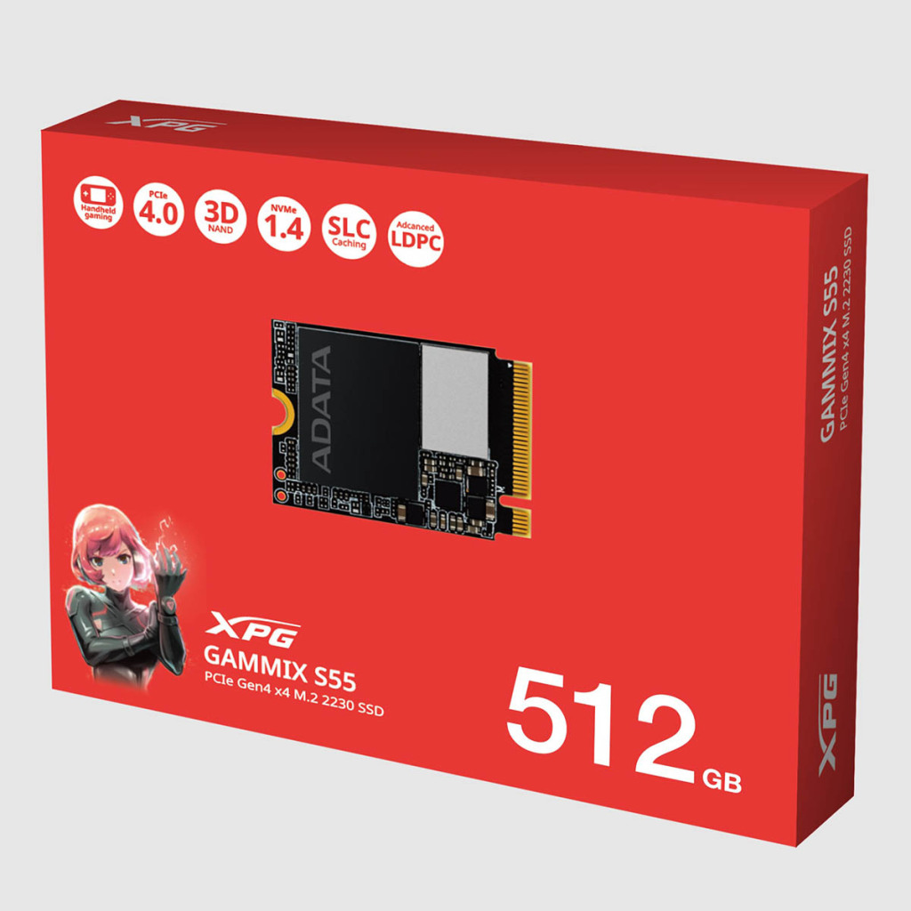 XPG lance le SSD GAMMIX S55 2230 5 XPG GAMMIX S55 boite