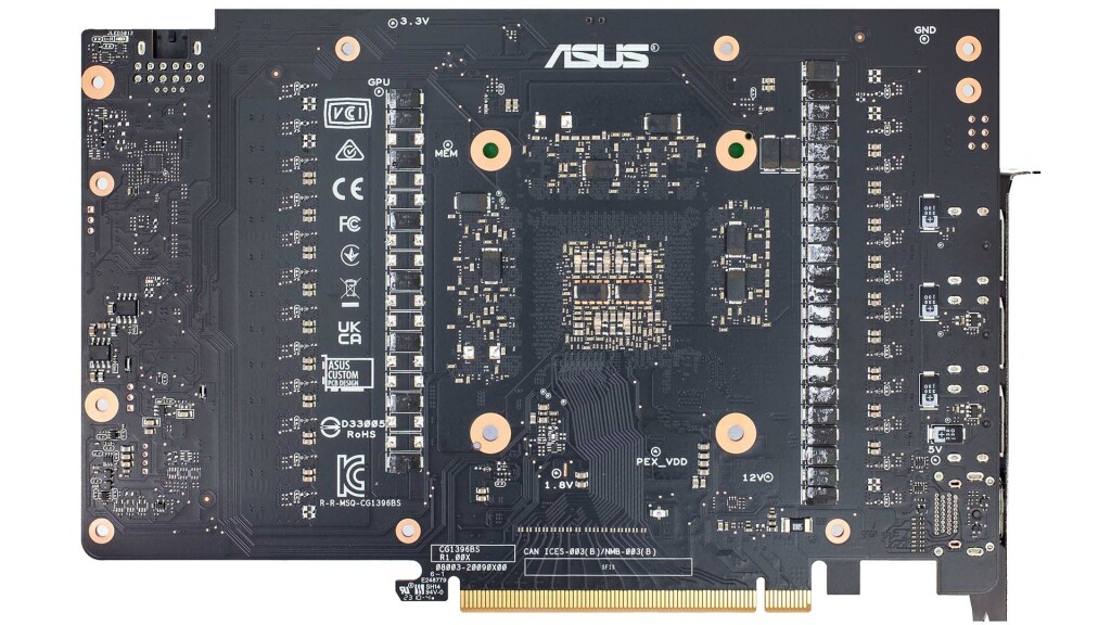 asus rog strix geforce rtx 4080 super oc pcb