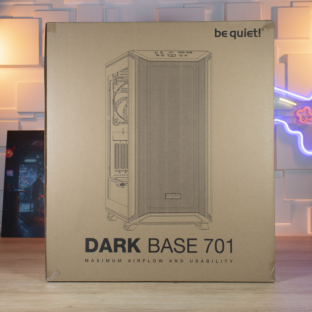 be quiet! dark base 701 emabllage face