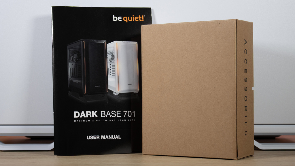 be quiet! dark base 701 livret carton accessoires