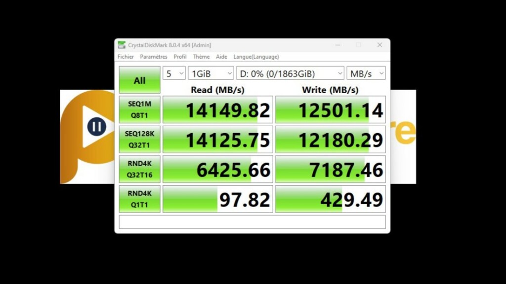 benchmark crucial t705 crystaldik vitesse