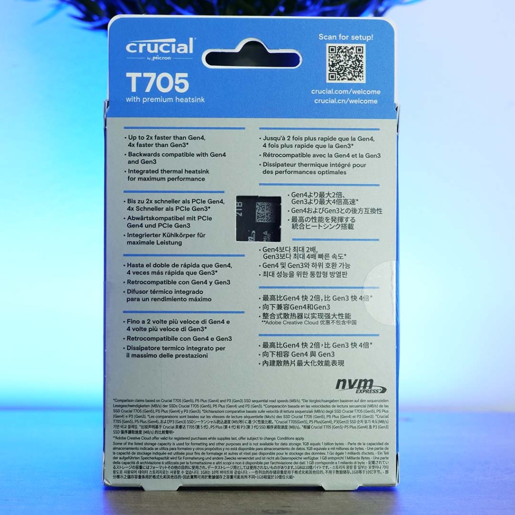 crucial t705 2 to emballage dos
