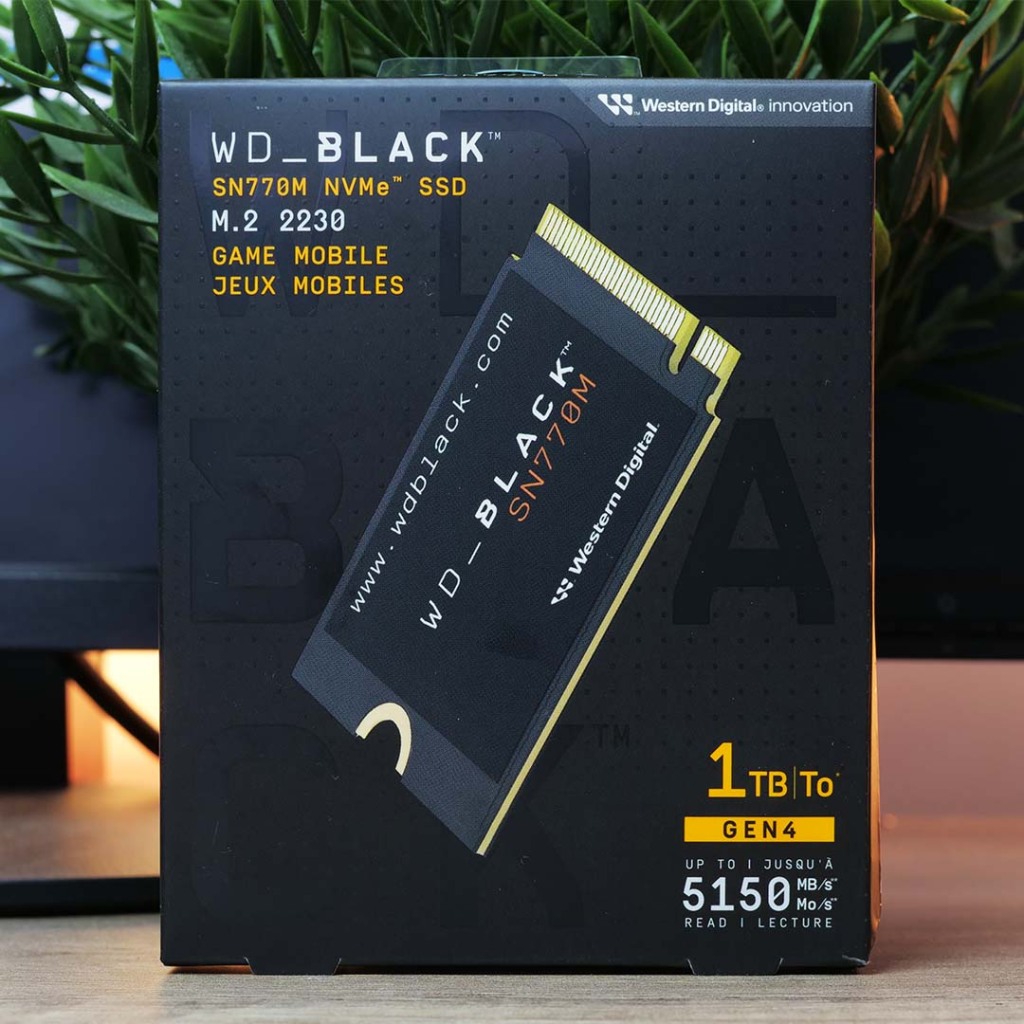 emballage face wd black sn770m 1 to ssd nvme 2230