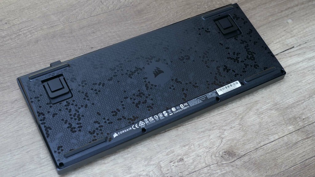 k65 plus wireless vue dessous