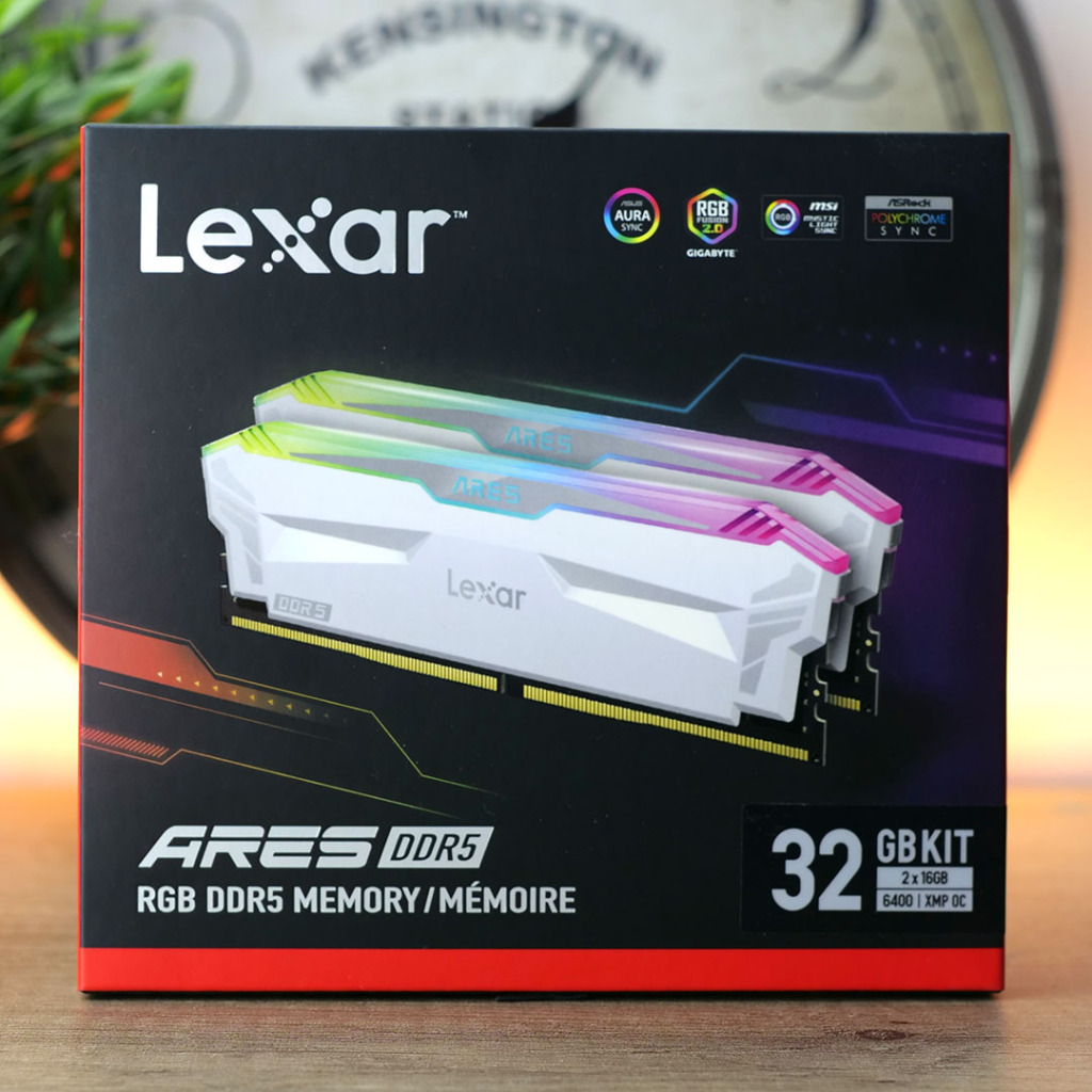 lexar ares ddr5 emballage vue de face