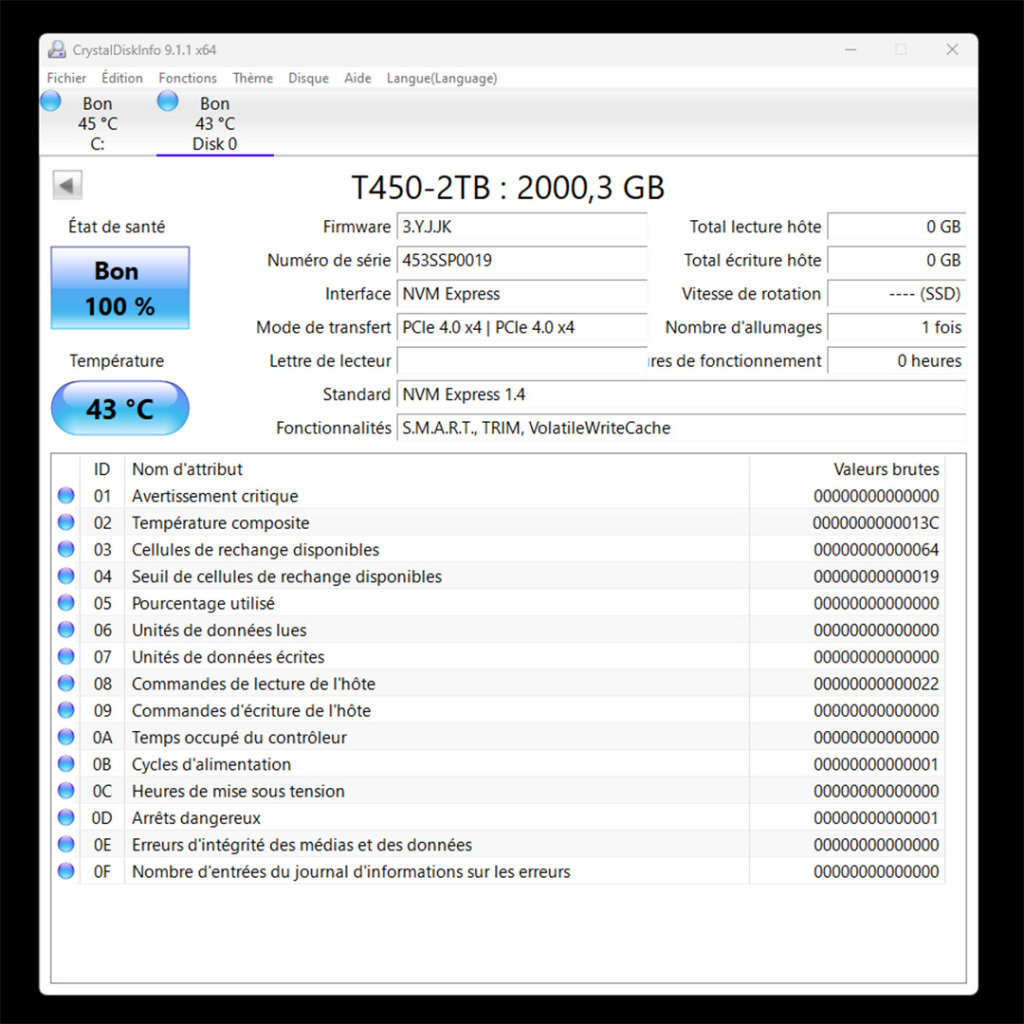 ssd pcie 4 teracle t450 cdi