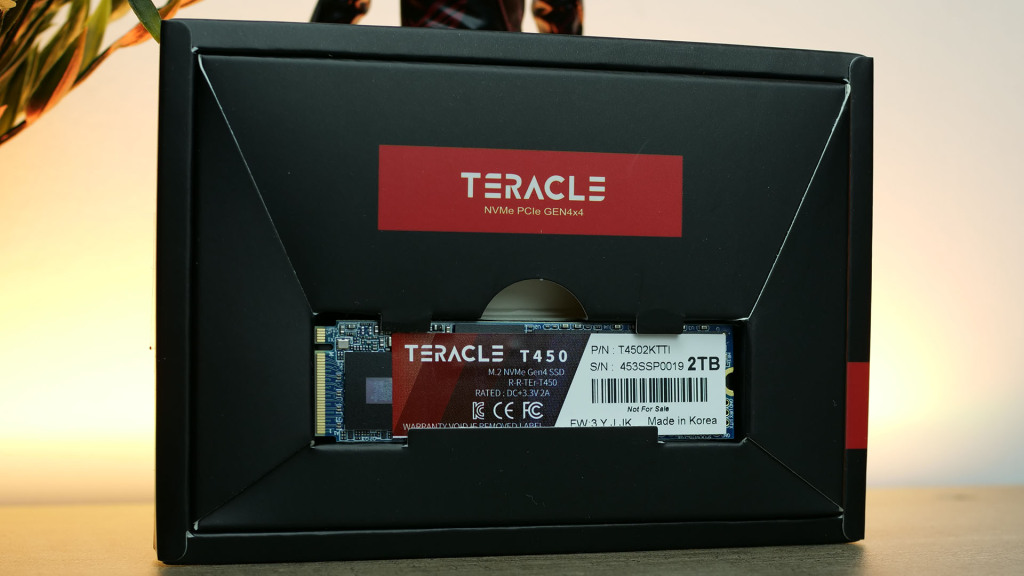ssd pcie 4 teracle t450 emballage interne