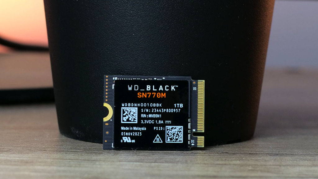 wd black sn770m 1 to ssd nvme 2230 face