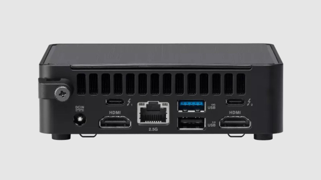 ASUS annonce le NUC 14 Pro 4 ASUS NUC 14 Pro connexions arrière