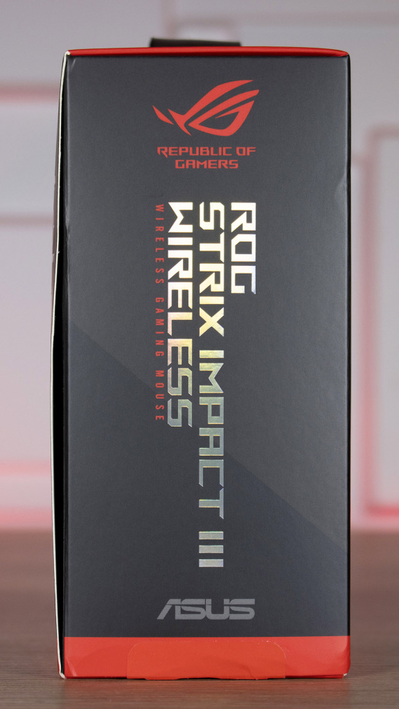 ASUS ROG Strix Impact III Wireless emballage petit côté 1