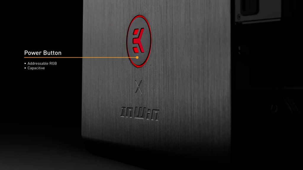EK-Quantum InWin 977EK : le boîtier conçu pour le refroidissement liquide par EK et InWin 7 EK Quantum InWin 977EK bouton