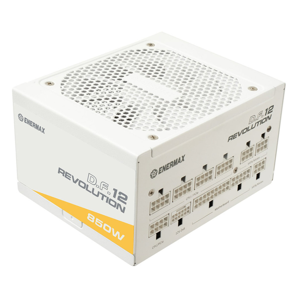 ENERMAX lance la plus petite alimentation ATX 3.1 au monde 2 ENERMAX Revolution DF 12 blanc