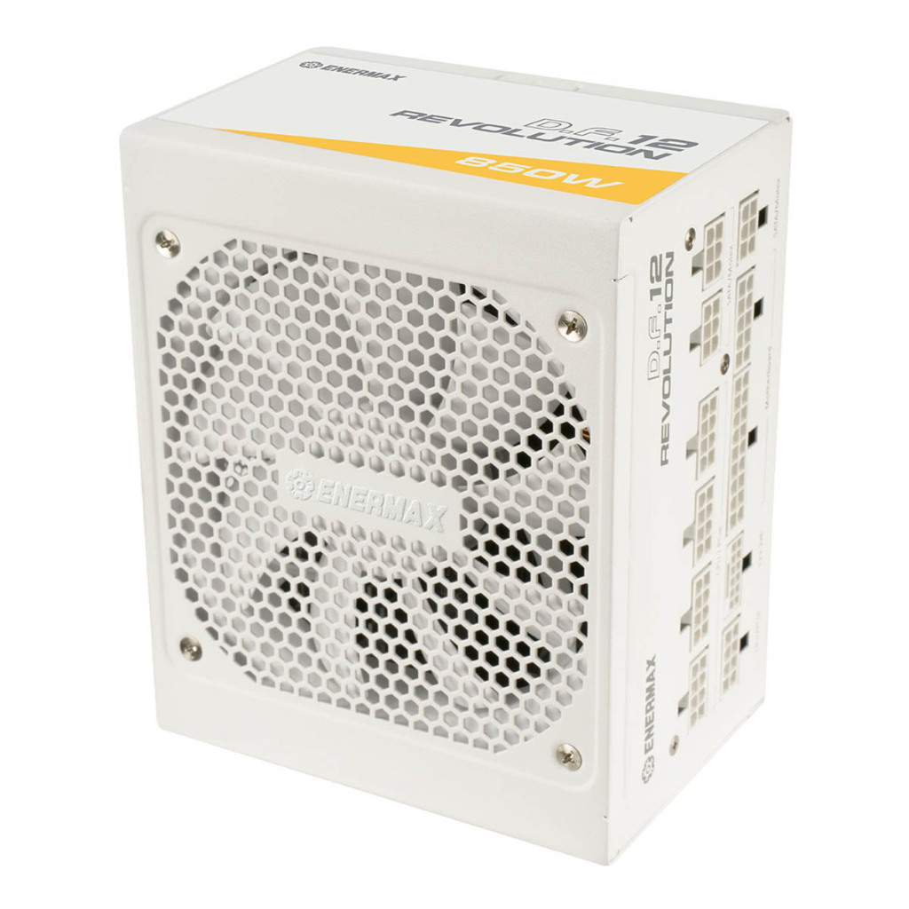 ENERMAX lance la plus petite alimentation ATX 3.1 au monde 5 ENERMAX Revolution DF 12 blanc ventilo