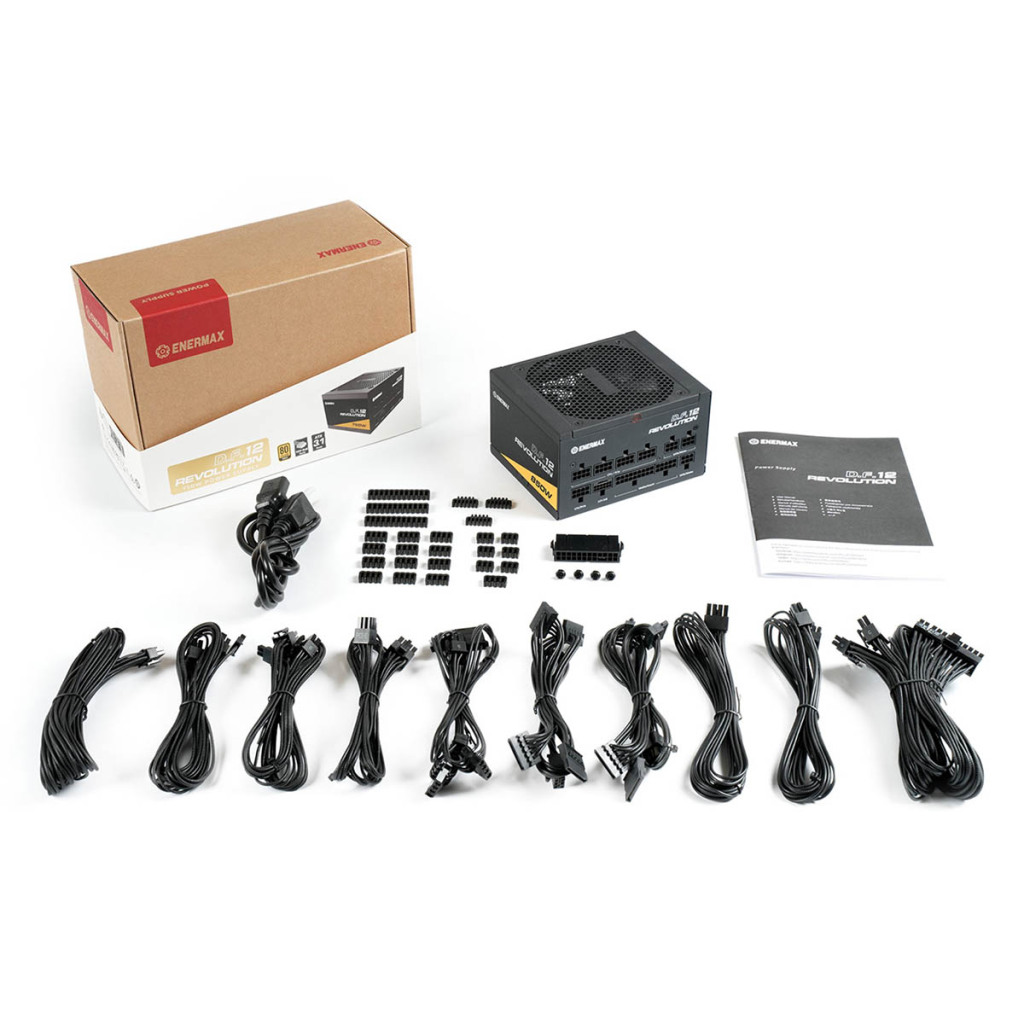 ENERMAX lance la plus petite alimentation ATX 3.1 au monde 6 ENERMAX Revolution DF 12 noir DF bundle