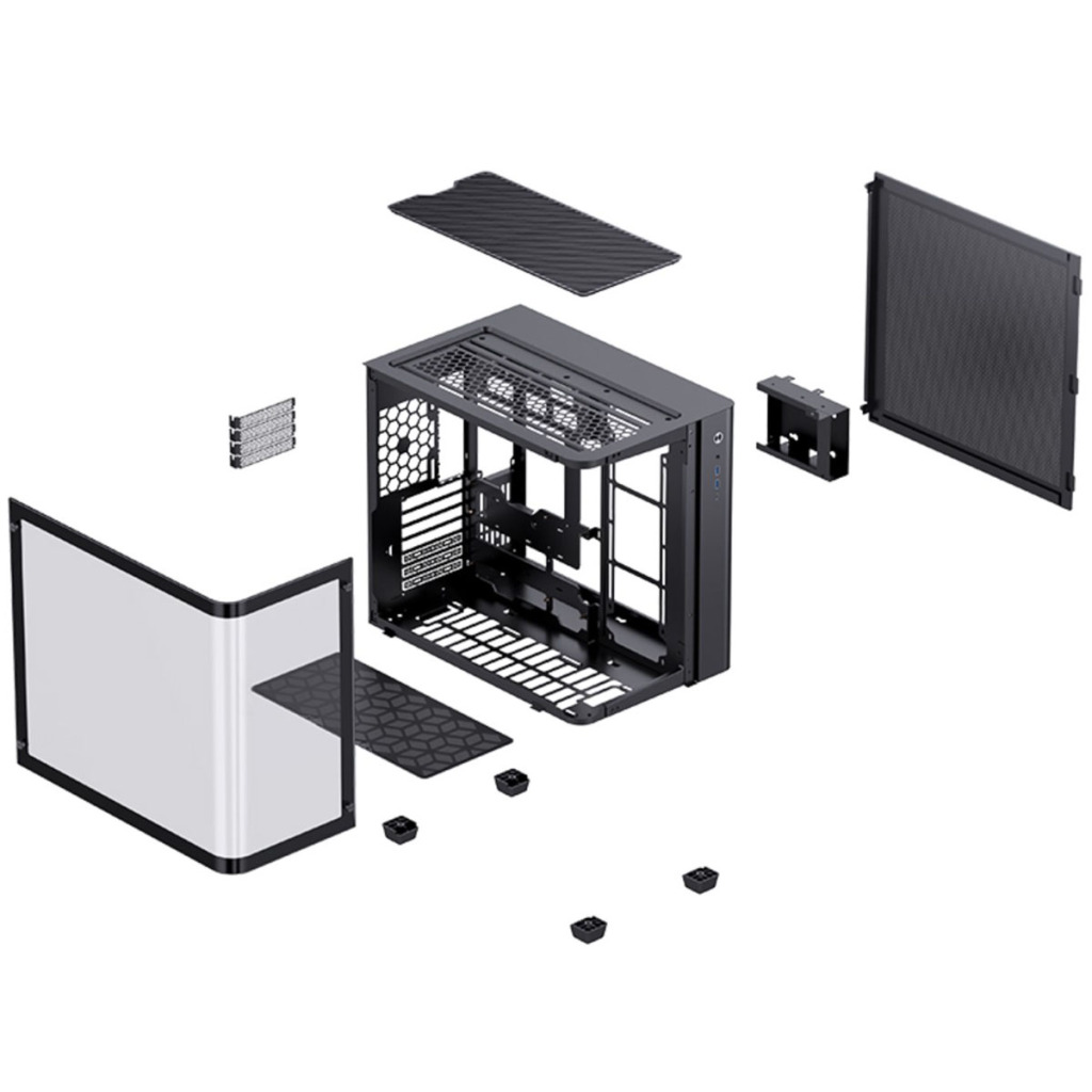 JONSBO TK-3 : compatible avec cartes mères à connecteurs cachés 4 JONSBO TK 3 éclaté