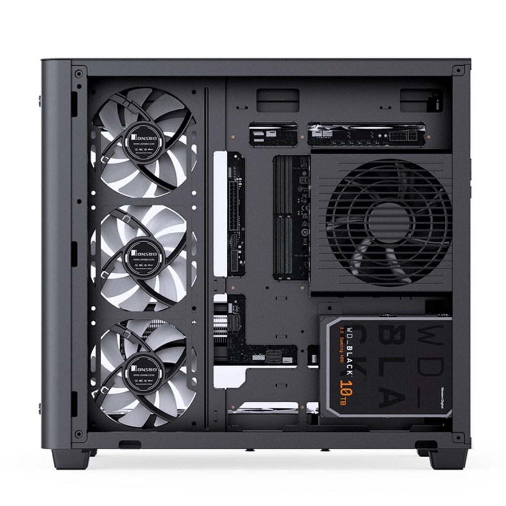 JONSBO TK-3 : compatible avec cartes mères à connecteurs cachés 6 JONSBO TK 3 paroi droite 1