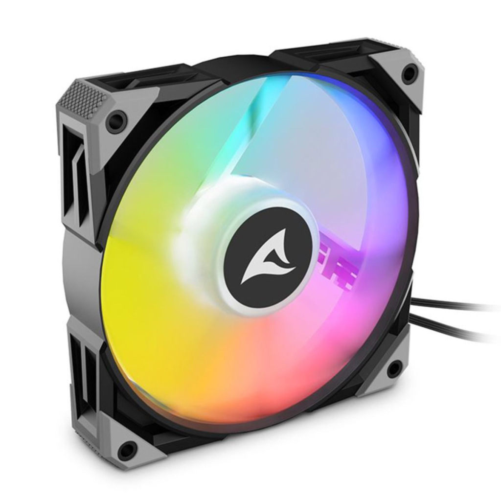 Sharkoon Rebel F50 : un ventilateur de 120 mm PWM RGB 2 Sharkoon Rebel F50 PWM noir