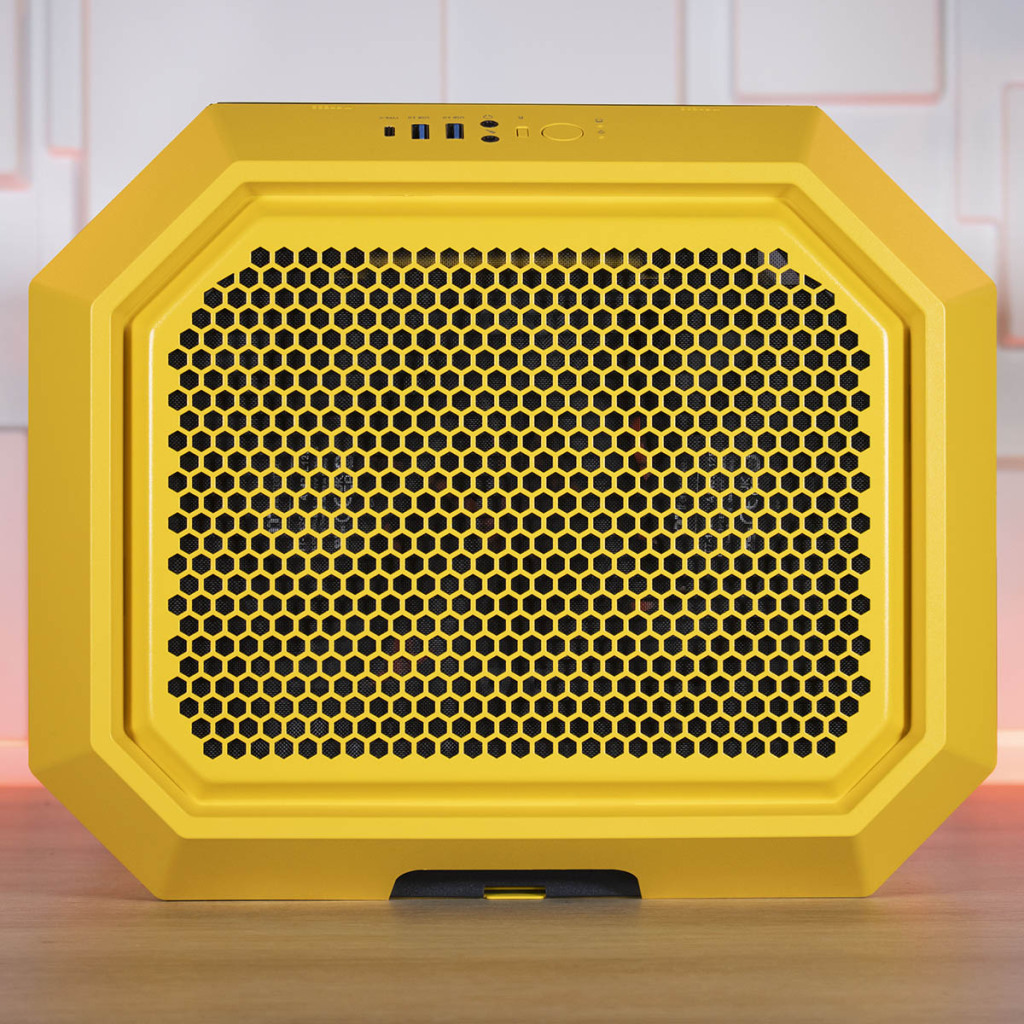 Thermaltake Tower 300 Bumblebee Edition dessus