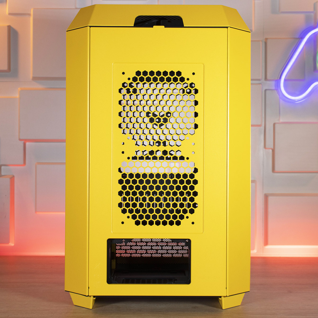 Thermaltake Tower 300 Bumblebee Edition filtre arrière amovible