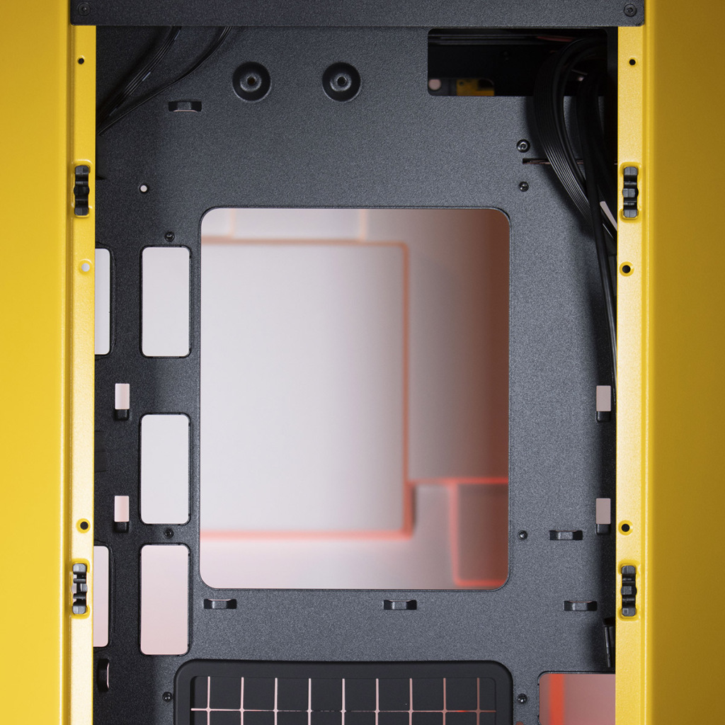 Thermaltake Tower 300 Bumblebee Edition support DD arrière amovible