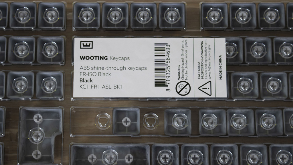 WOOTING 60HE+ étiquette kit
