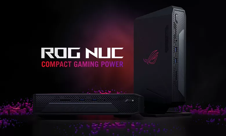 ASUS ROG NUC Disponible en Précommande : Compacité et Performance pour le Gaming Ultime 1 asus rog nuc intel core ultra cover
