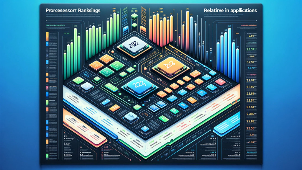 classement des processeurs 2024 duel amd intel applications consommation